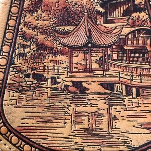 🎉HP🎉 VINTAGE KEY MONEY HOLDER zip tooled leather